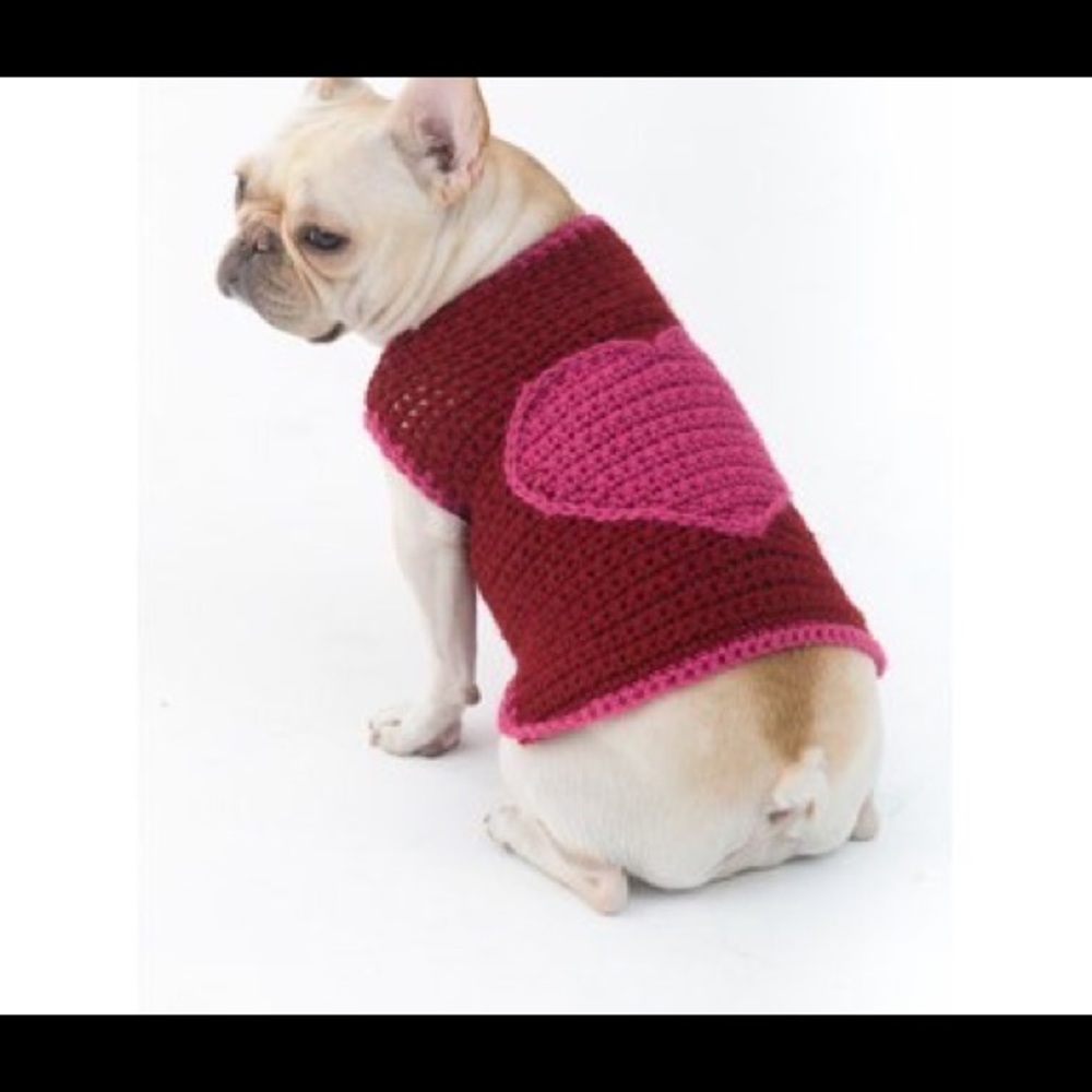 Handmade. Will Knit /Crochet jacket/pullover for your beloved dog.